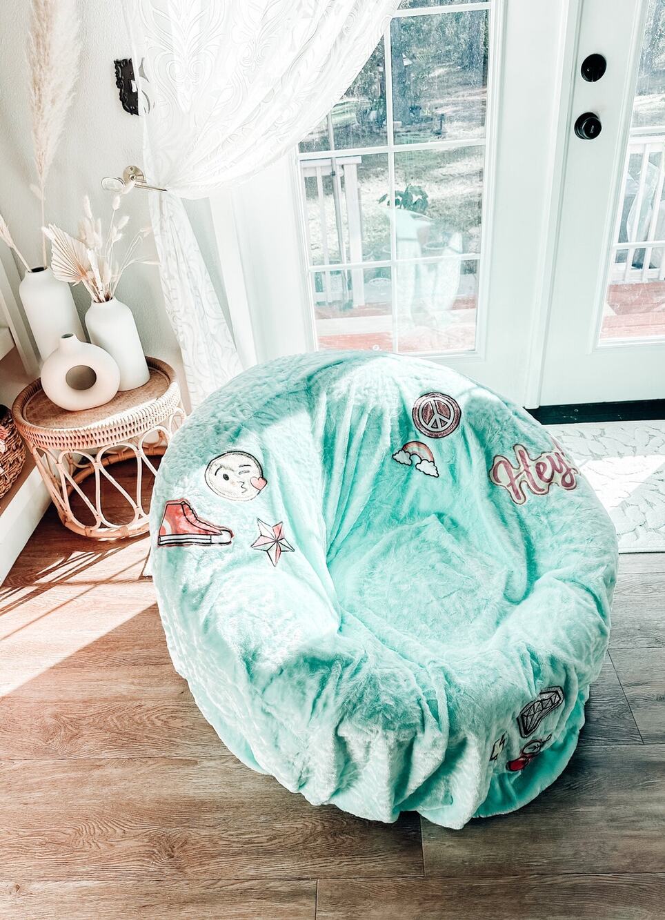 Justice Girls Groovy Soft Bean Bag Chair Cover Discontinued